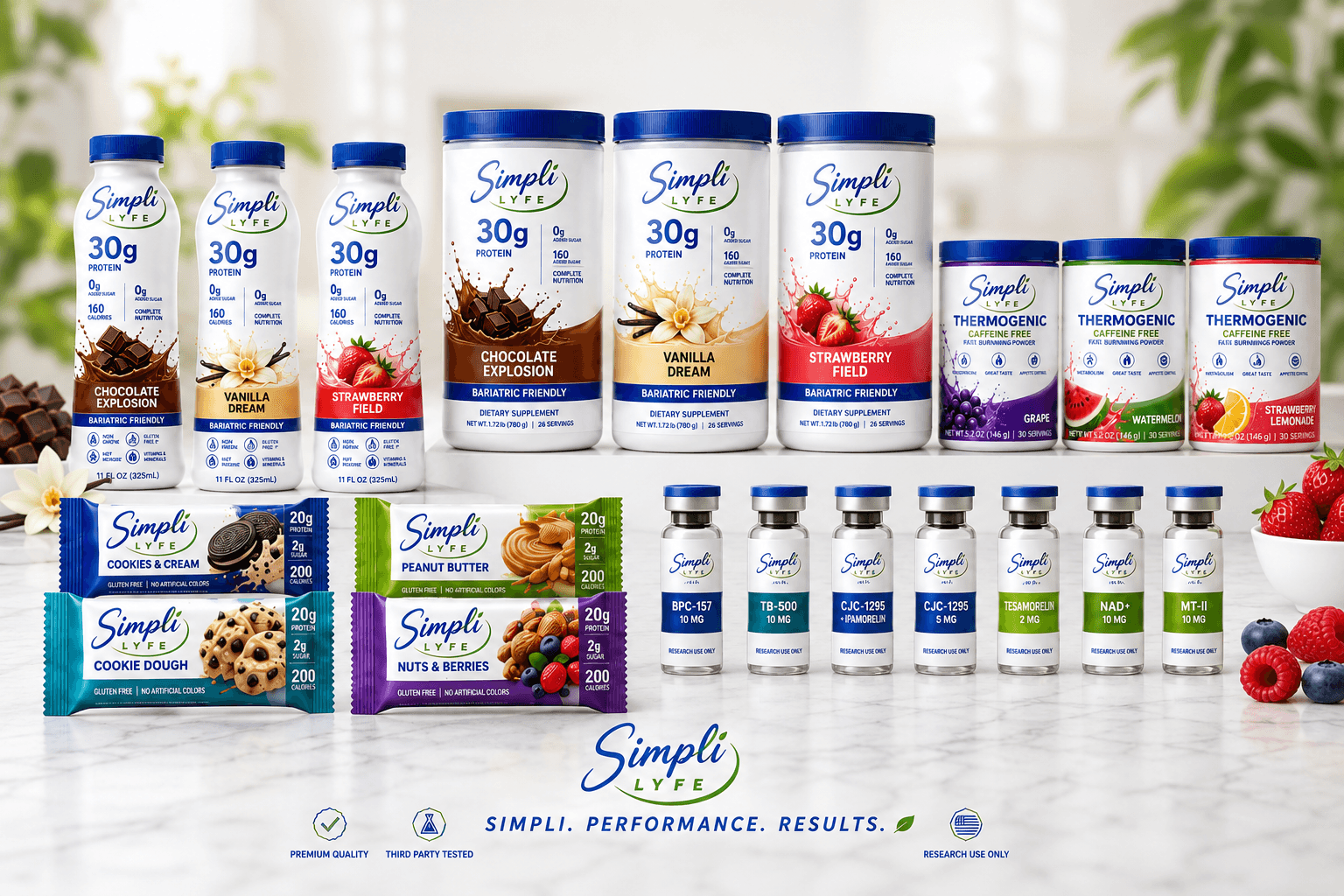 Simpli Lyfe — full product lineup