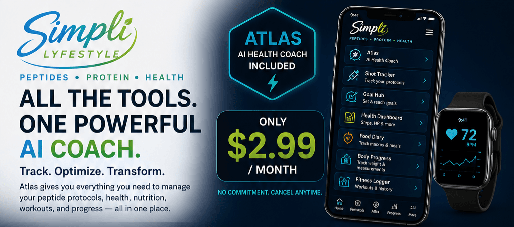 Simpli Atlas — AI health coach included, $2.99/month
