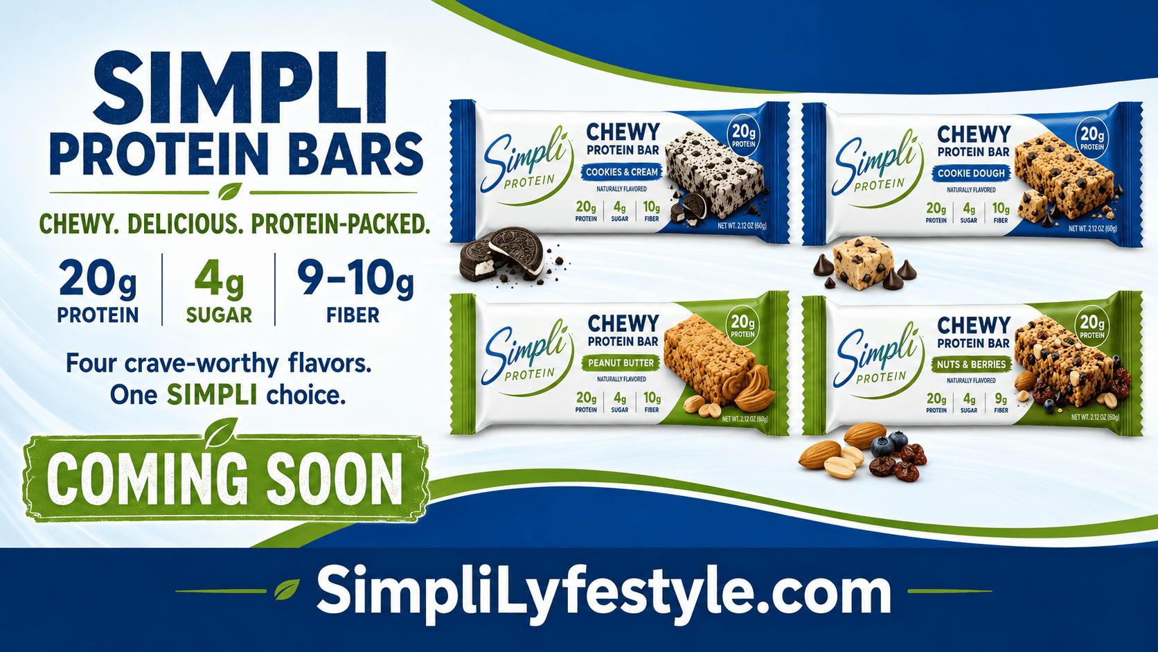 Simpli Protein Chewy Bars